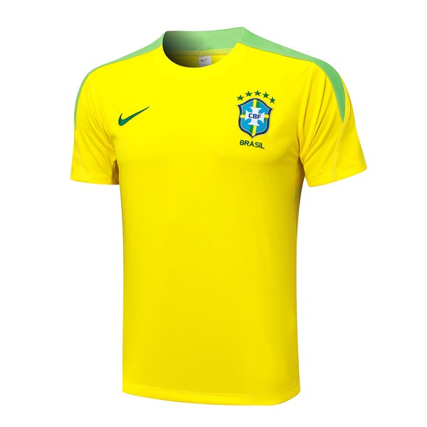 Trikot Trainingsshirt Brasilien 2024-2025 Gelb Grün